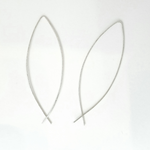 Sterling Silver Threader Open Hoop Earrings - Avery + Emory Designs
